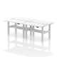 Rayleigh Back-to-Back 4 Person Slimline Height Adjustable Bench Desk